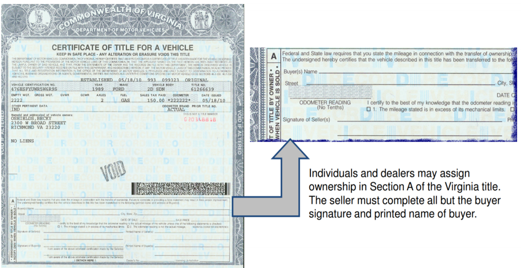 vehicle title instructions page 1